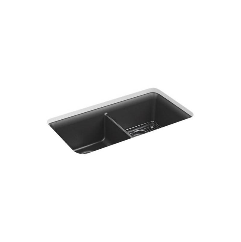 Cairn® 33-1/2'' undermount double-bowl kitchen sink-shop