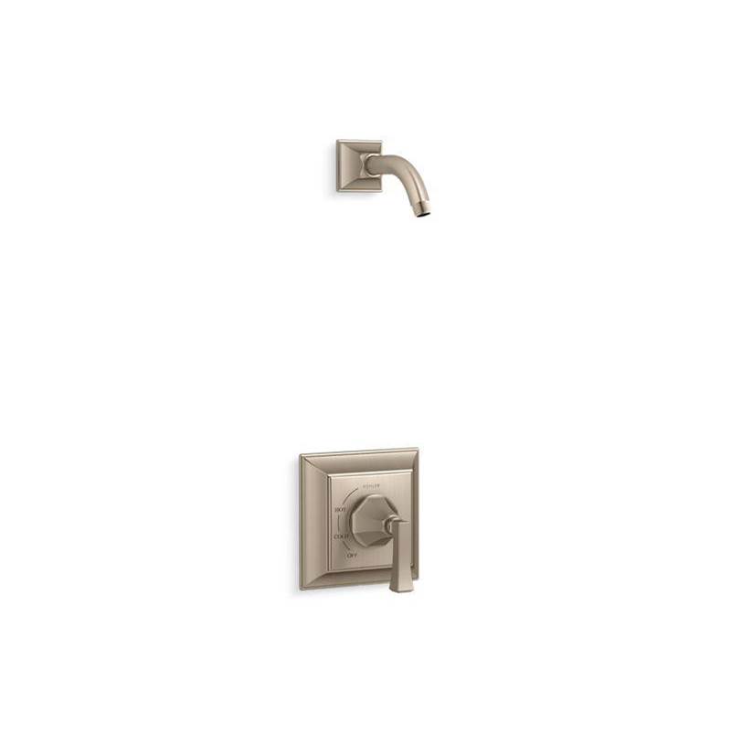 Memoirs® Stately Rite-Temp® shower trim set with Deco lever handle, less showerhe-related