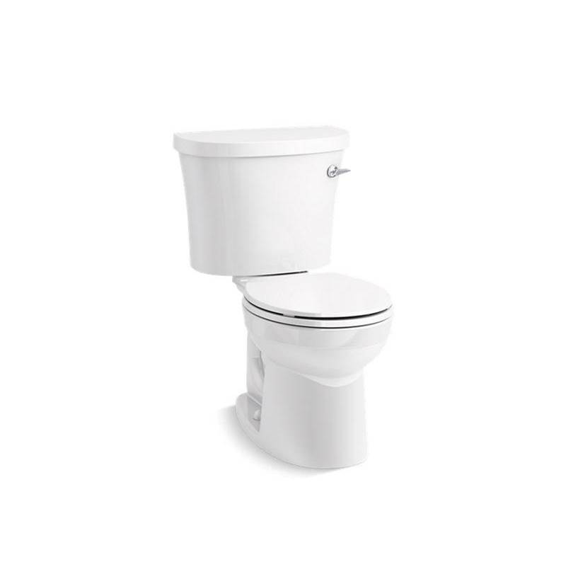 Kingston™ Two-piece round-front 1.28 gpf toilet with right-hand trip lever and ta-shop