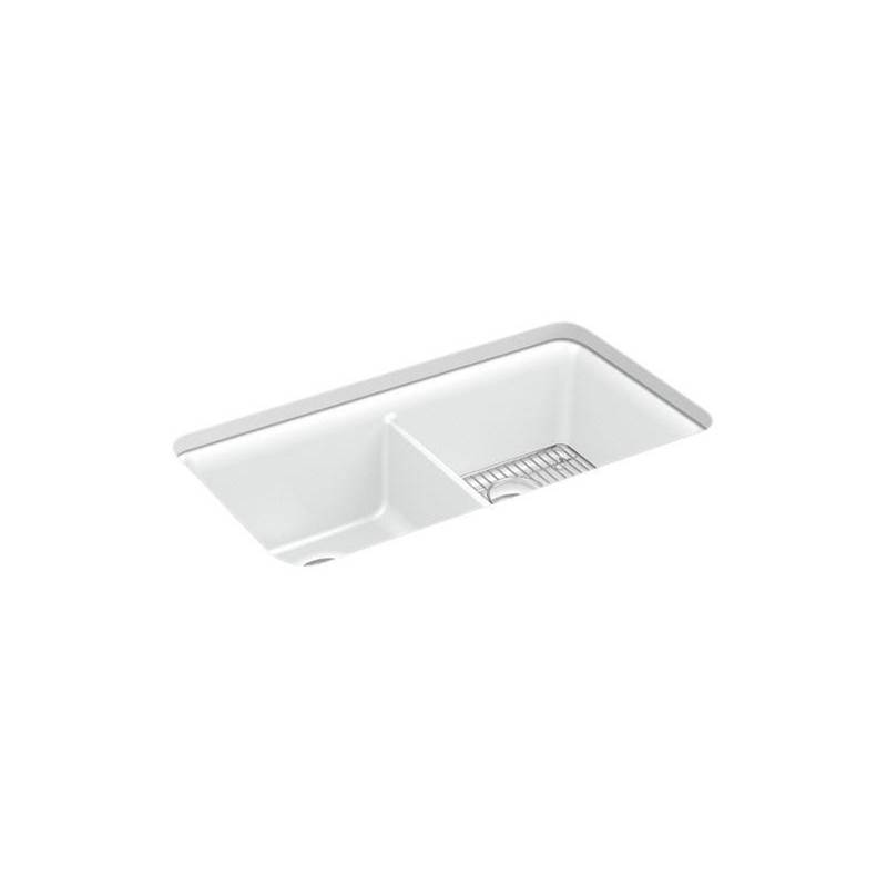 Cairn® 33-1/2'' undermount double-bowl kitchen sink-shop