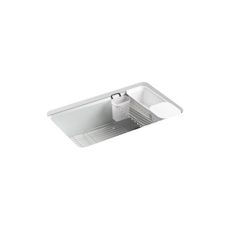 Riverby® 33'' undermount single-bowl workstation kitchen sink-related