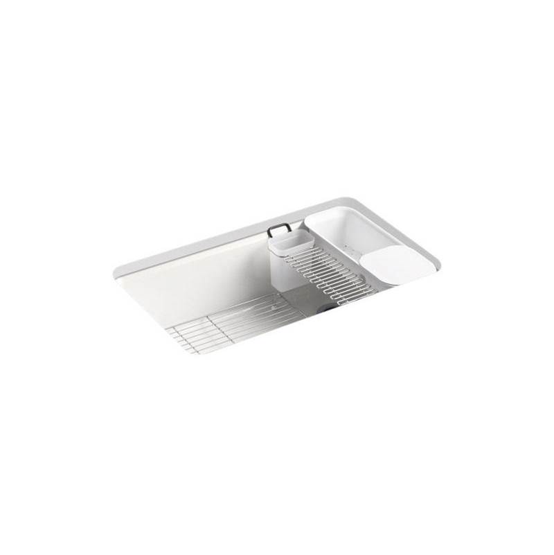 Riverby® 33'' undermount single-bowl workstation kitchen sink-related