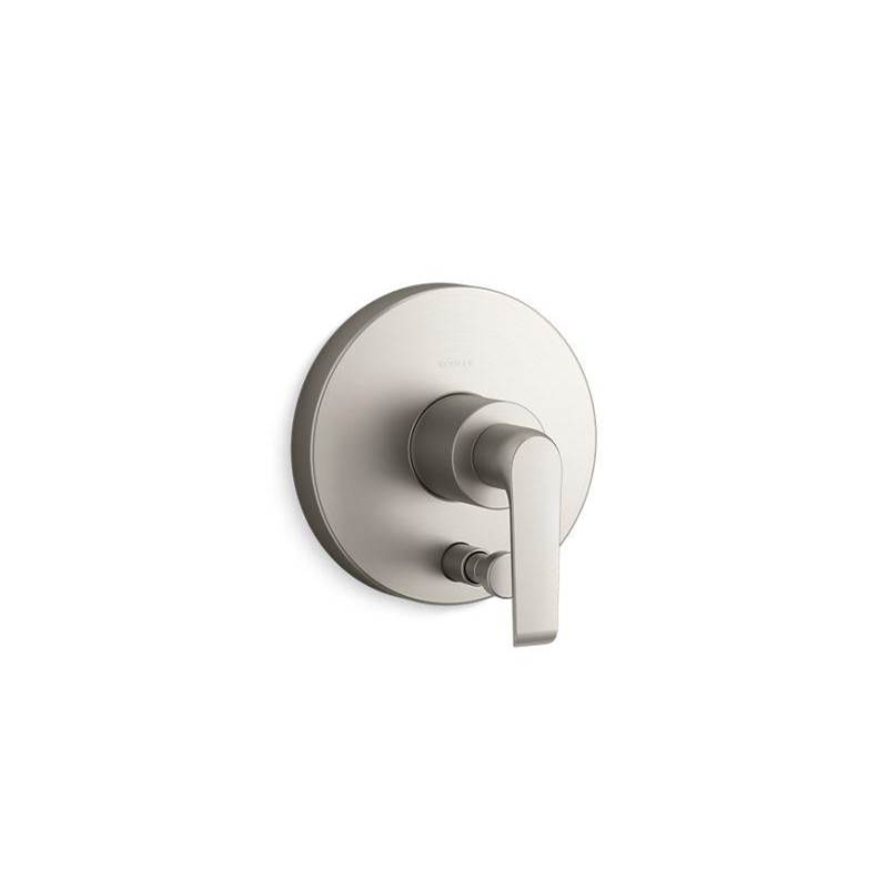 Avid® Rite-Temp® valve trim with push-button diverter and lever handle-related