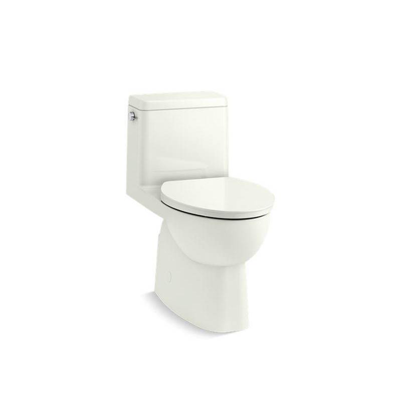 Reach® One-piece compact elongated toilet with skirted trapway, 1.28 gpf-shop