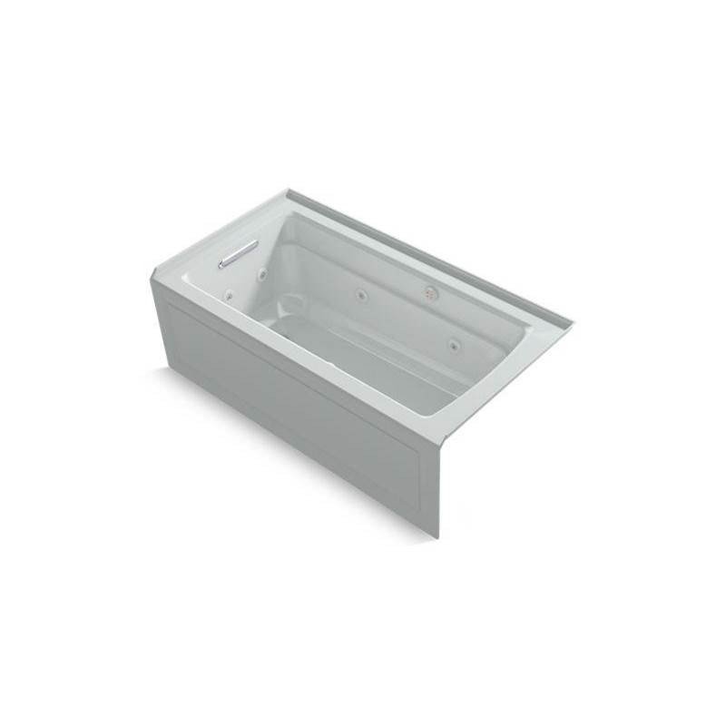 Archer® 60'' x 32'' integral apron Heated BubbleMassage™ air bath and whirlpool w-related