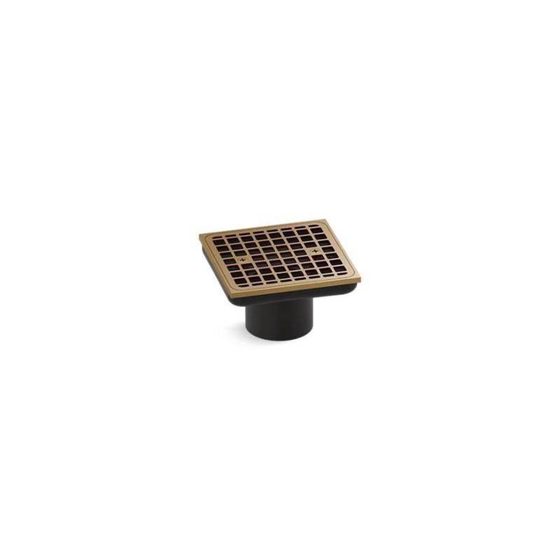 Clearflo Square Brass Tile-In Shower Drain (Drain Body Not Included)-shop