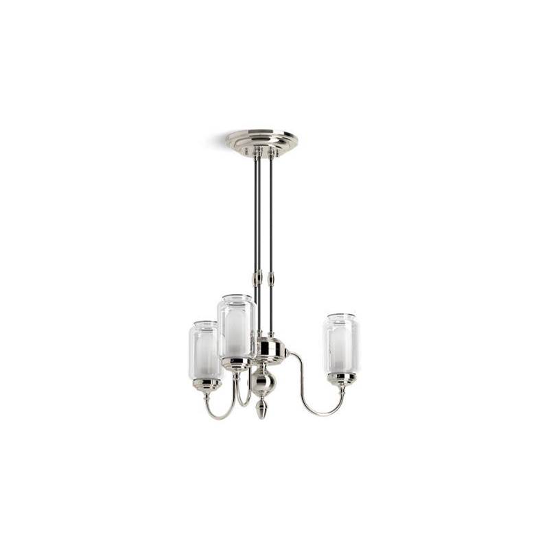 Artifacts® Three-light chandelier-related