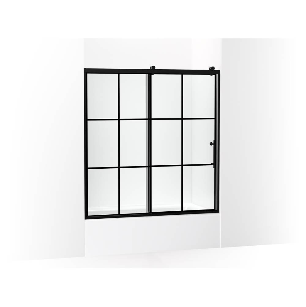 Rely 62-1/2 in. H Sliding Bath Door With 3/8 in.-Thick Glass-related