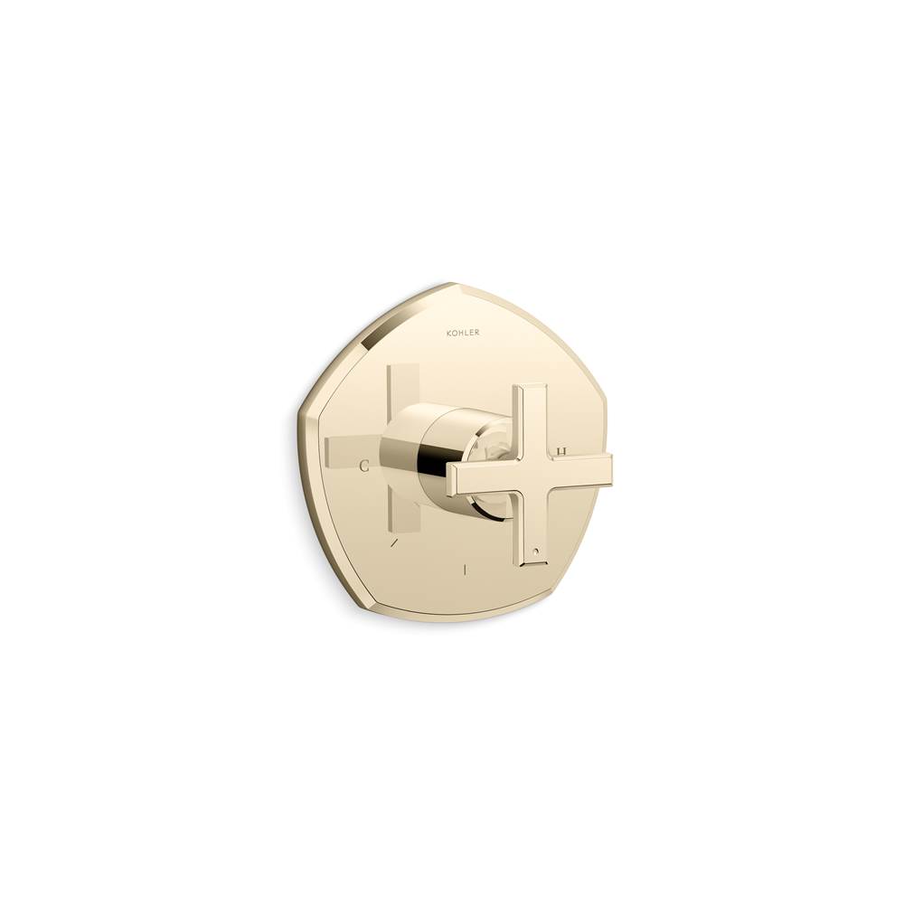 Occasion Mastershower Temperature Control Valve Trim With Cross Handle-related