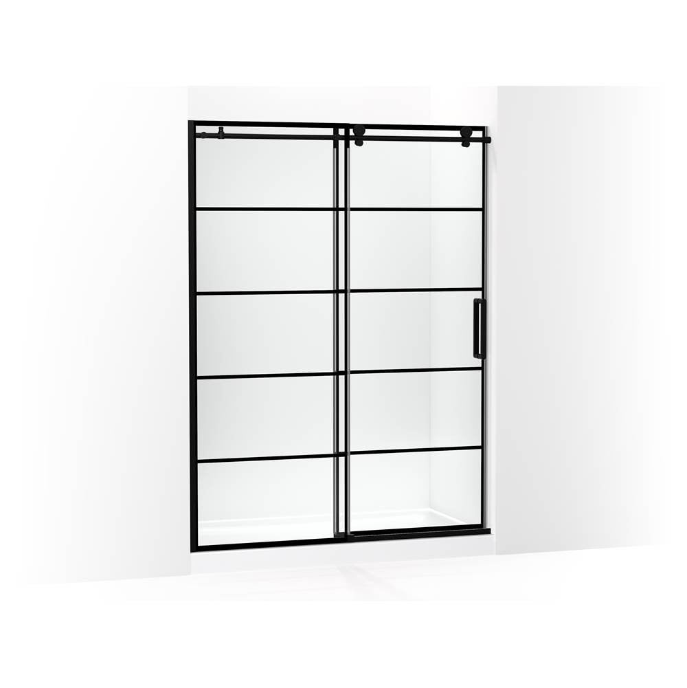 Composed 78 in. H Sliding Shower Door With 3/8 in.-Thick Glass-related