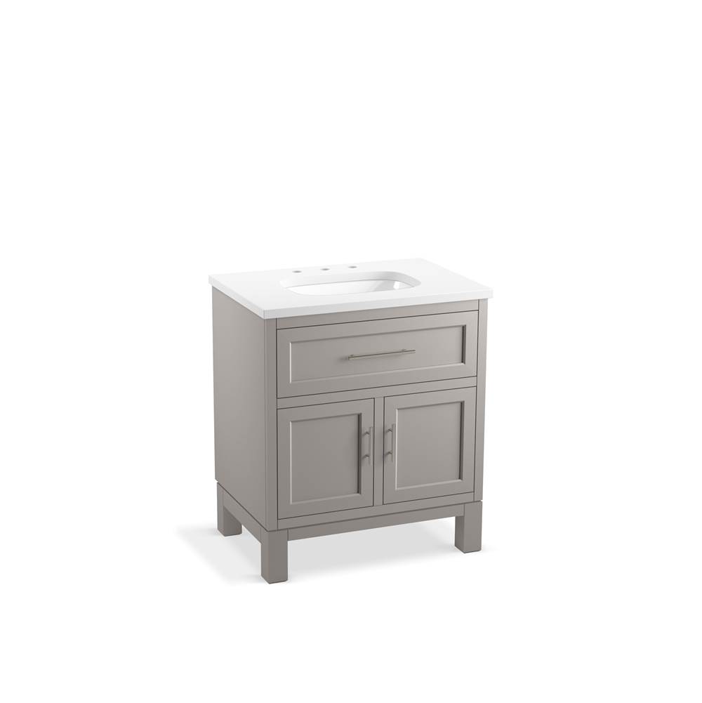 Quo 30 in. Bathroom Vanity Cabinet With Sink And Quartz Top-related