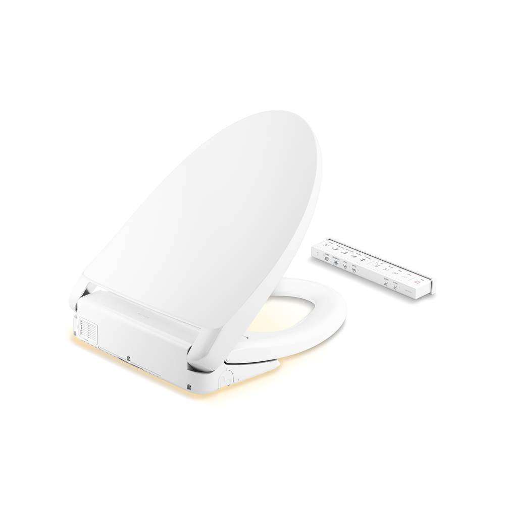 PureWash E930 Elongated bidet toilet seat with remote control-related