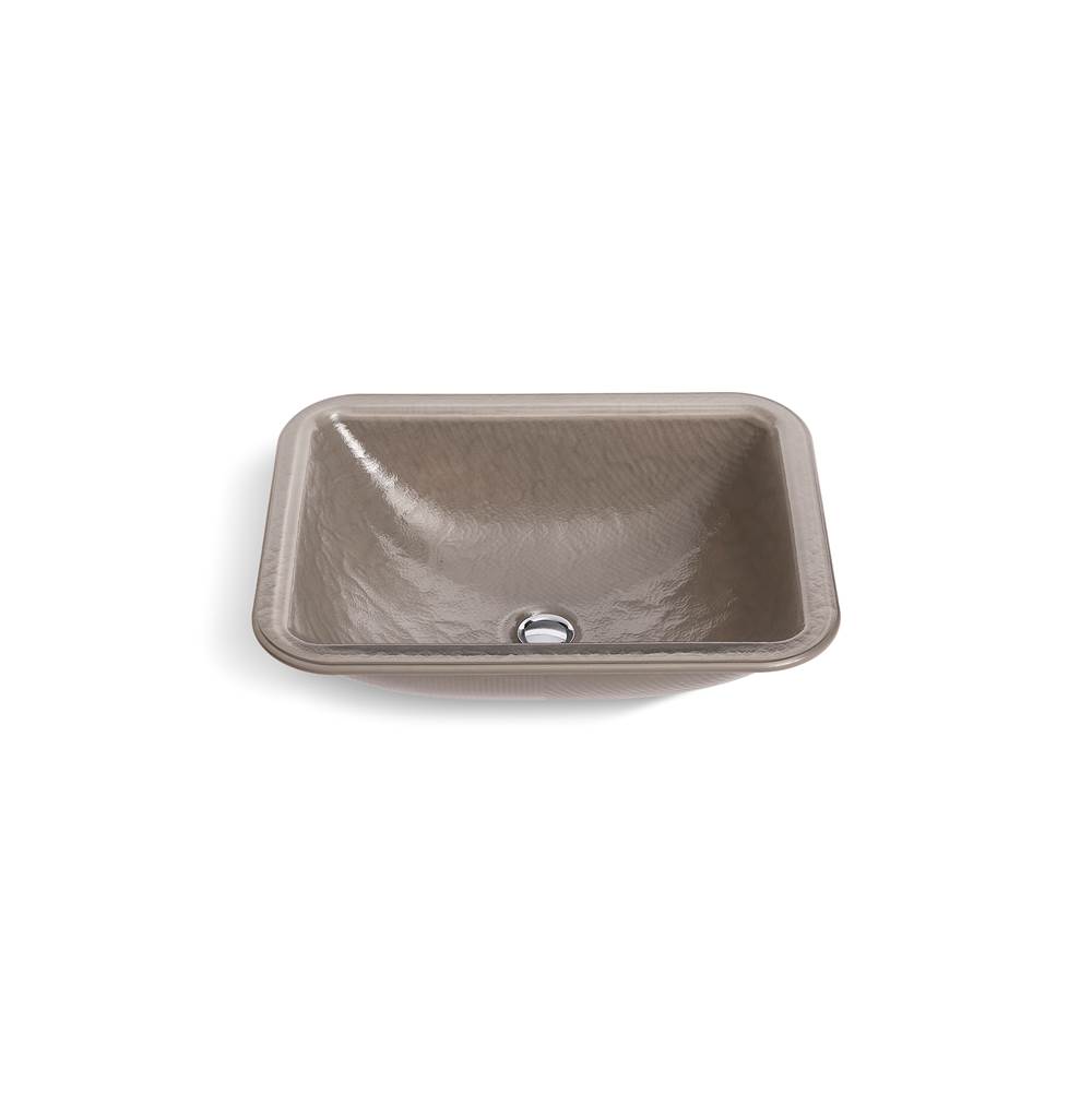 Yepsen Glass Undermount Bathroom Sink In Opaque Doe-related