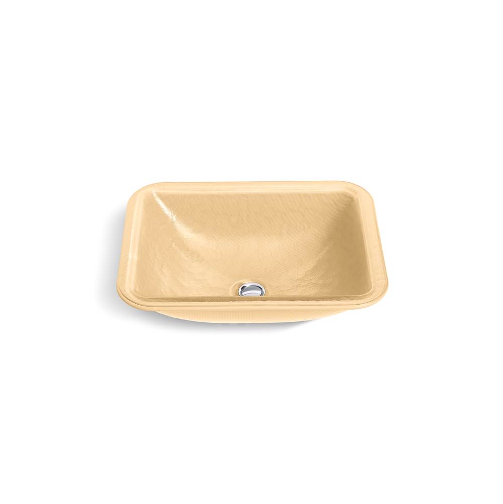 Yepsen Glass Undermount Bathroom Sink In Opaque Sandalwood-related