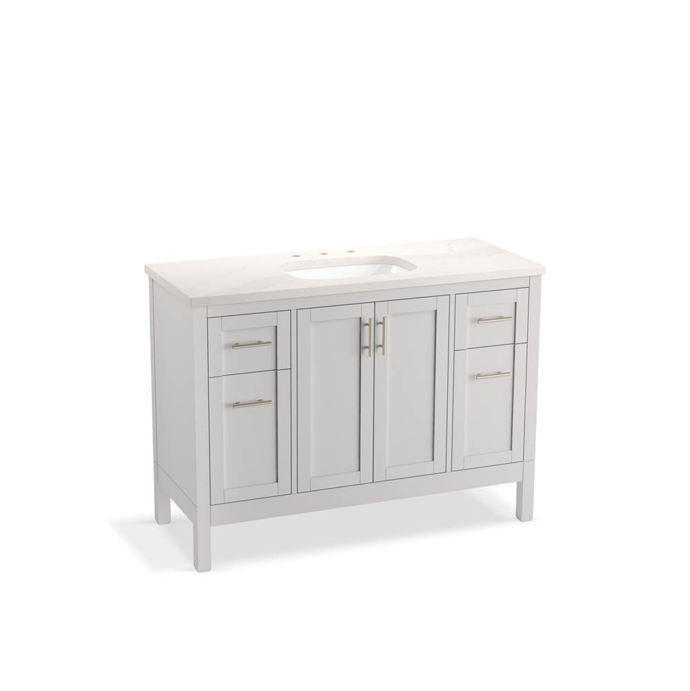 Hadron 48 in. Bathroom Vanity Cabinet With Sink And Quartz Top-shop