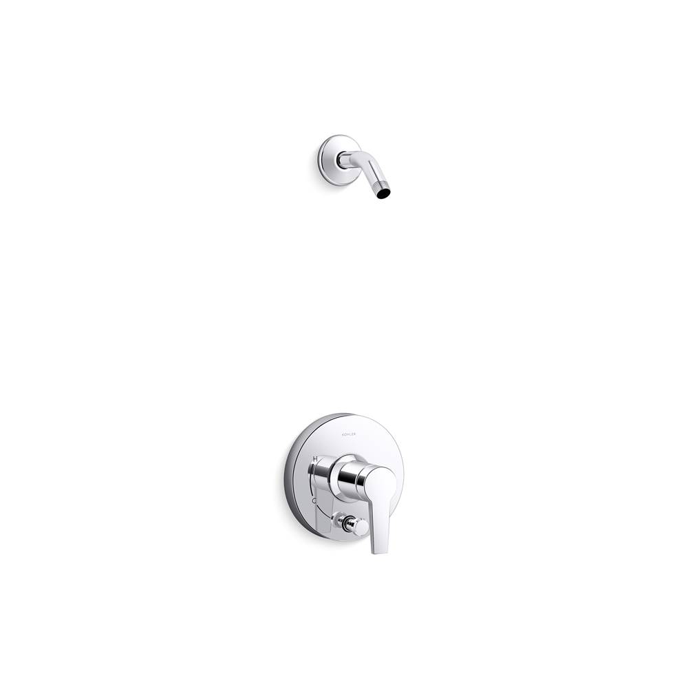 Pitch Rite-Temp Shower Trim Kit With Push-Button Diverter Without Showerhead-related