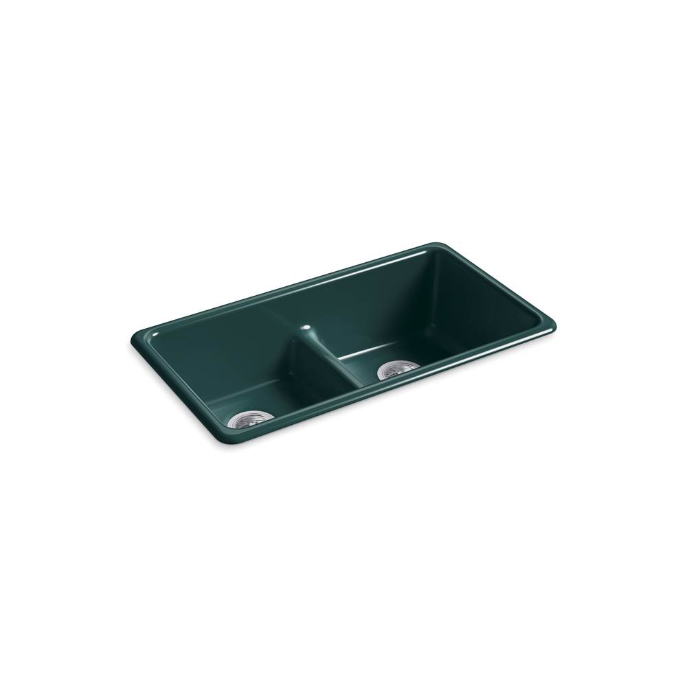 Iron/Tones Smart Divide 33 in. Top-/Undermount Double-Bowl Kitchen Sink-related