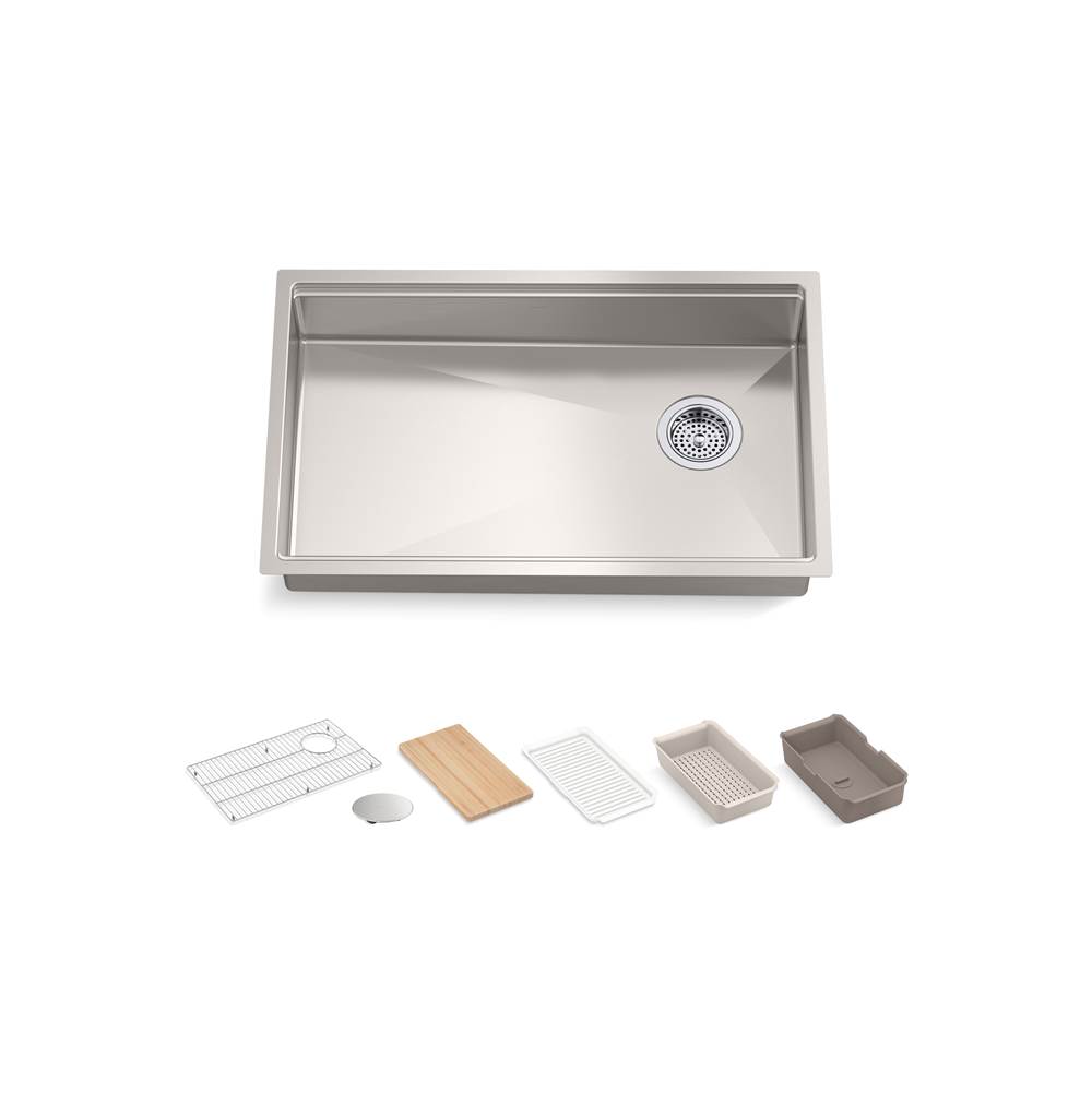 Strive® 29 in. Undermount Single-Bowl Workstation Kitchen Sink-related