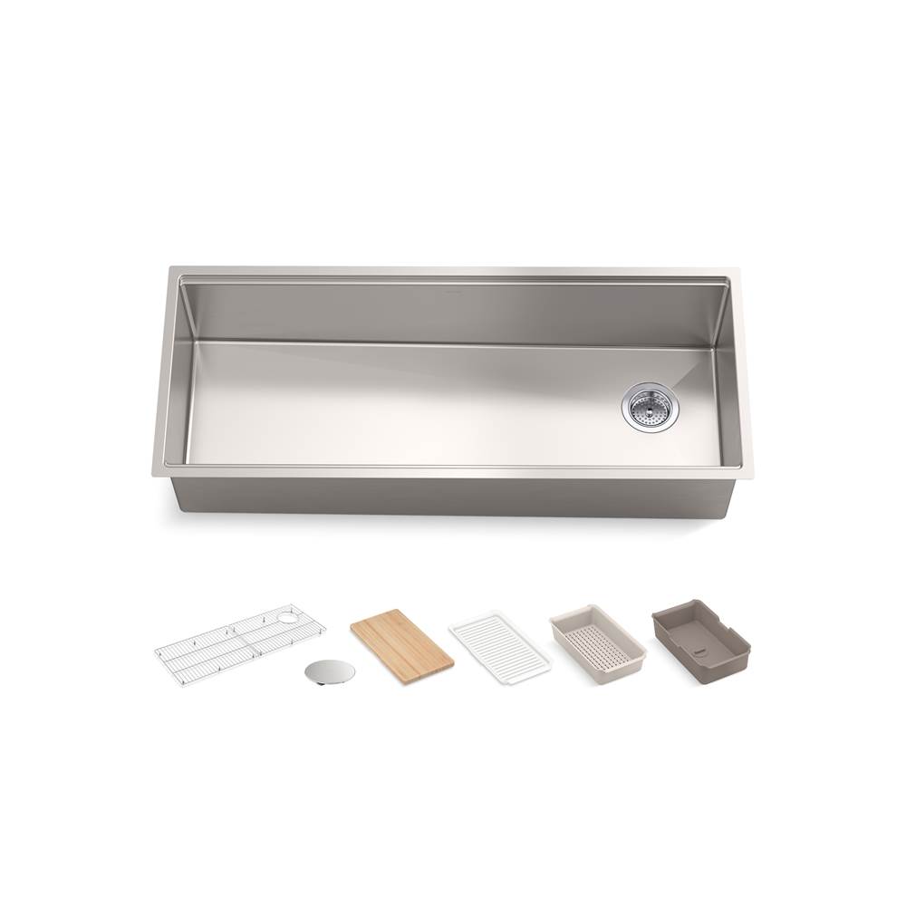 Strive® 44 in. Undermount Single-Bowl Workstation Kitchen Sink-related