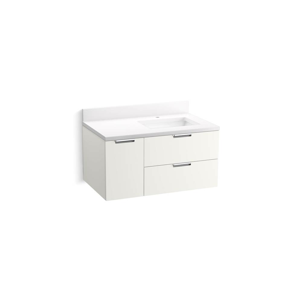 Maxstow™ 36 in. wall-hung bathroom vanity cabinet with sink and quartz top-related