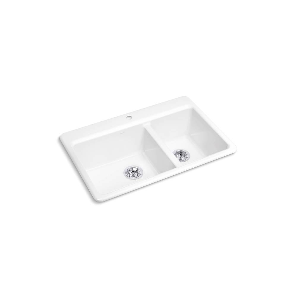 Riverby 33 in. Top-Mount Double-Bowl Kitchen Sink-related
