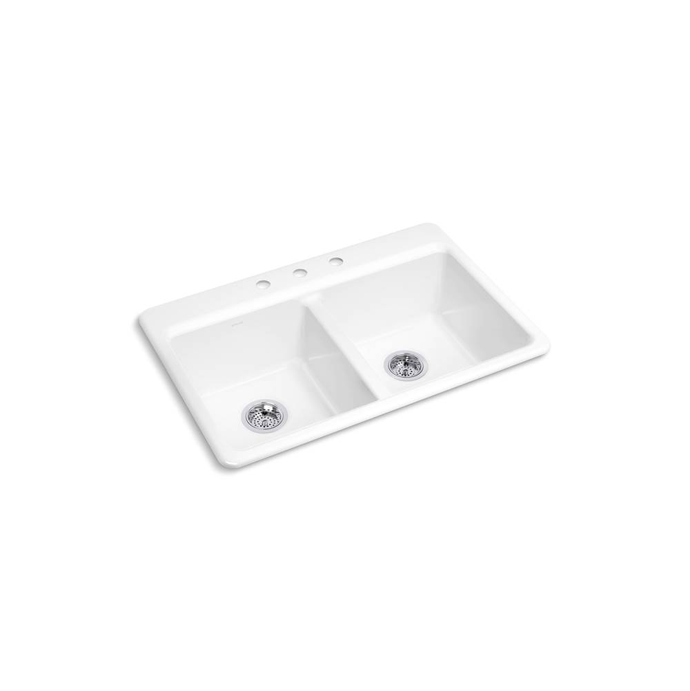 Riverby 33 in. Top-Mount Double-Bowl Kitchen Sink-related
