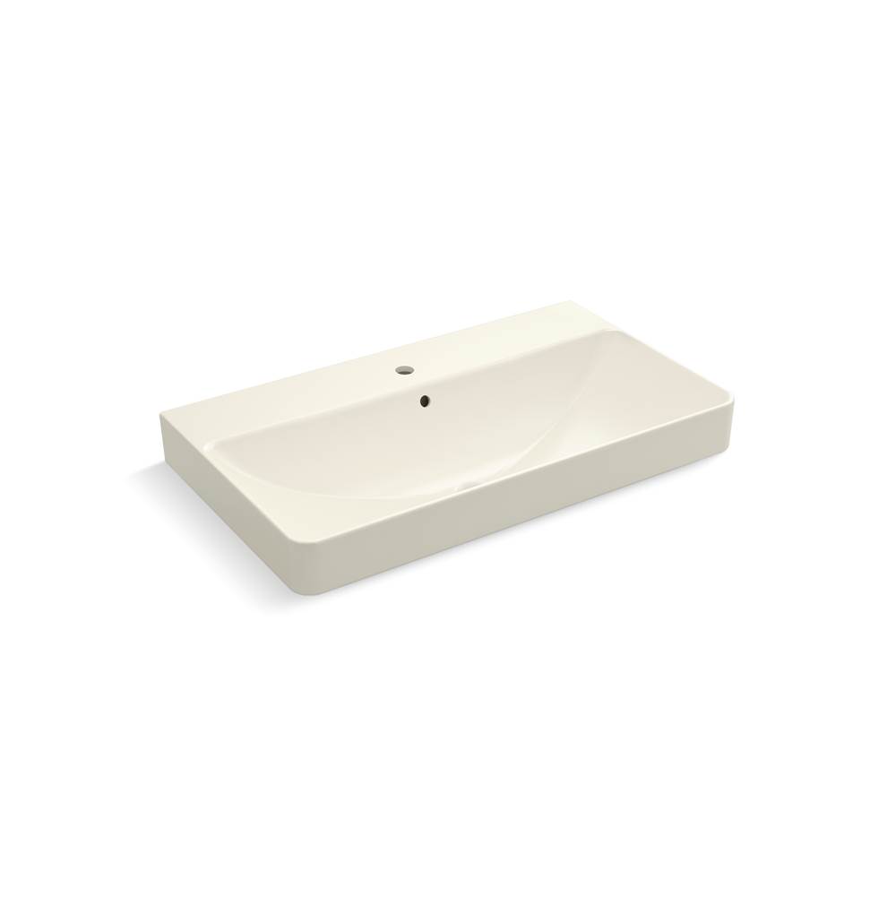 Vox Rectangle Vessel Bathroom Sink With Single Faucet Hole-related