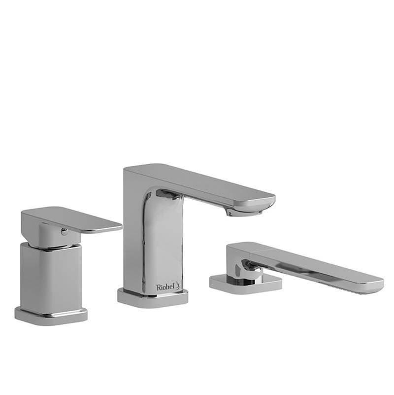 3-piece Type P (pressure balance) deck-mount tub filler with Handshower trim-related