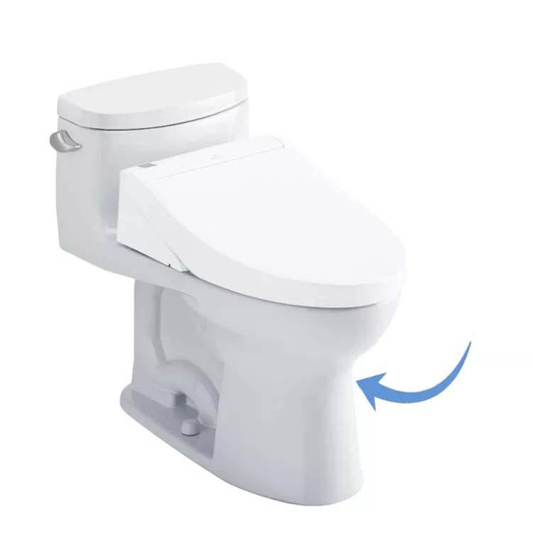 TOTO TOTO® Supreme® II One-Piece Elongated 1.28 GPF WASHLET®+ Ready Toilet with C-shop