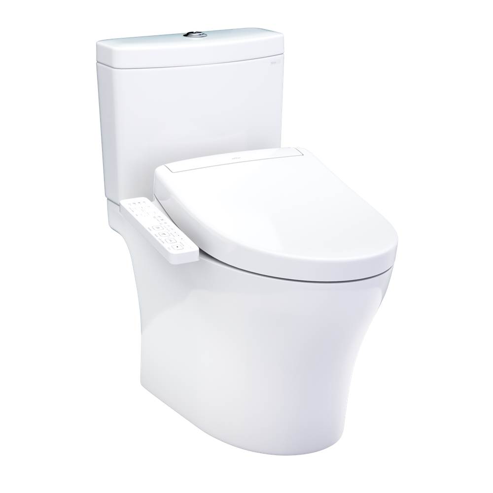 TOTO WASHLET®+ Aquia® IV Two-Piece Elongated Universal Height Dual Flush 1.28 and-related