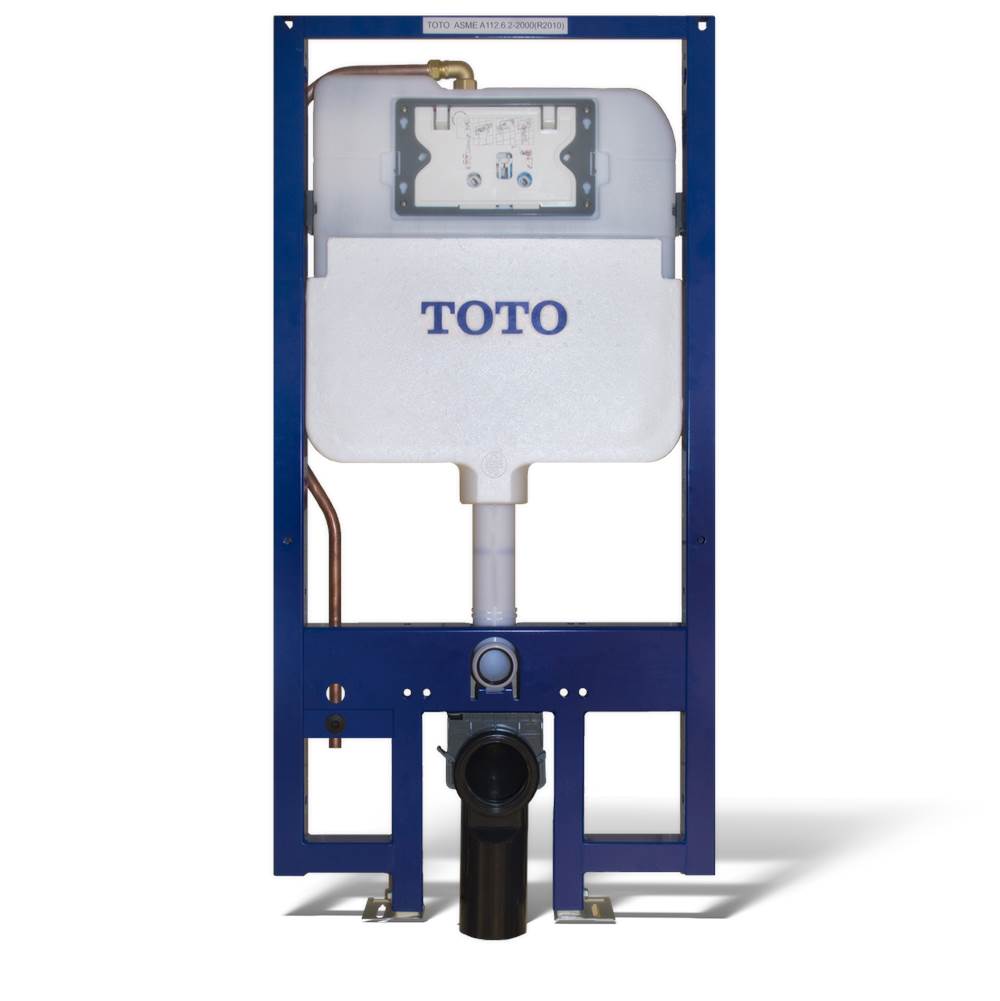 TOTO DUOFIT® In-Wall Dual Flush 1.28 and 0.9 GPF Tank System, Copper Supply Line-related