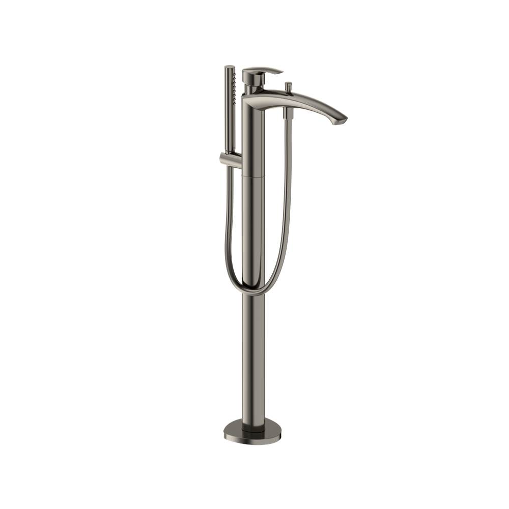 TOTO GM Single-Handle Free Standing Tub Filler with Handshower, Polished Nickel-shop