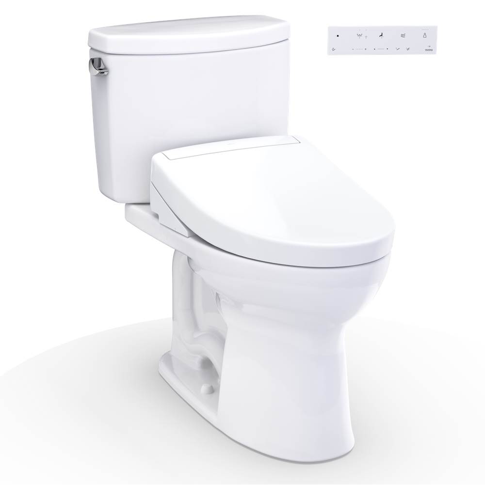 TOTO WASHLET+® Drake® II Two-Piece Elongated 1.28 GPF Toilet and WASHLET+® S5 Bid-related