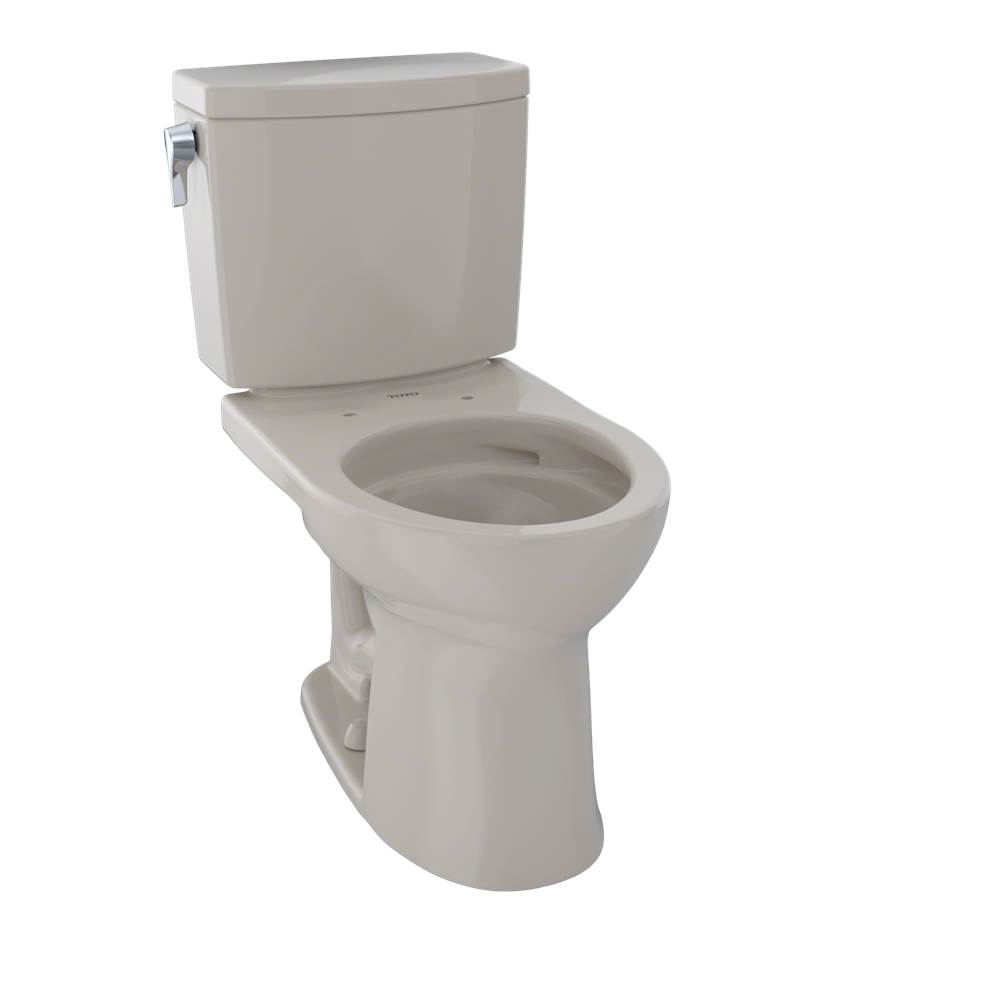 TOTO Drake® II 1G® Two-Piece Round 1.0 GPF Universal Height Toilet with CEFIONTEC-related