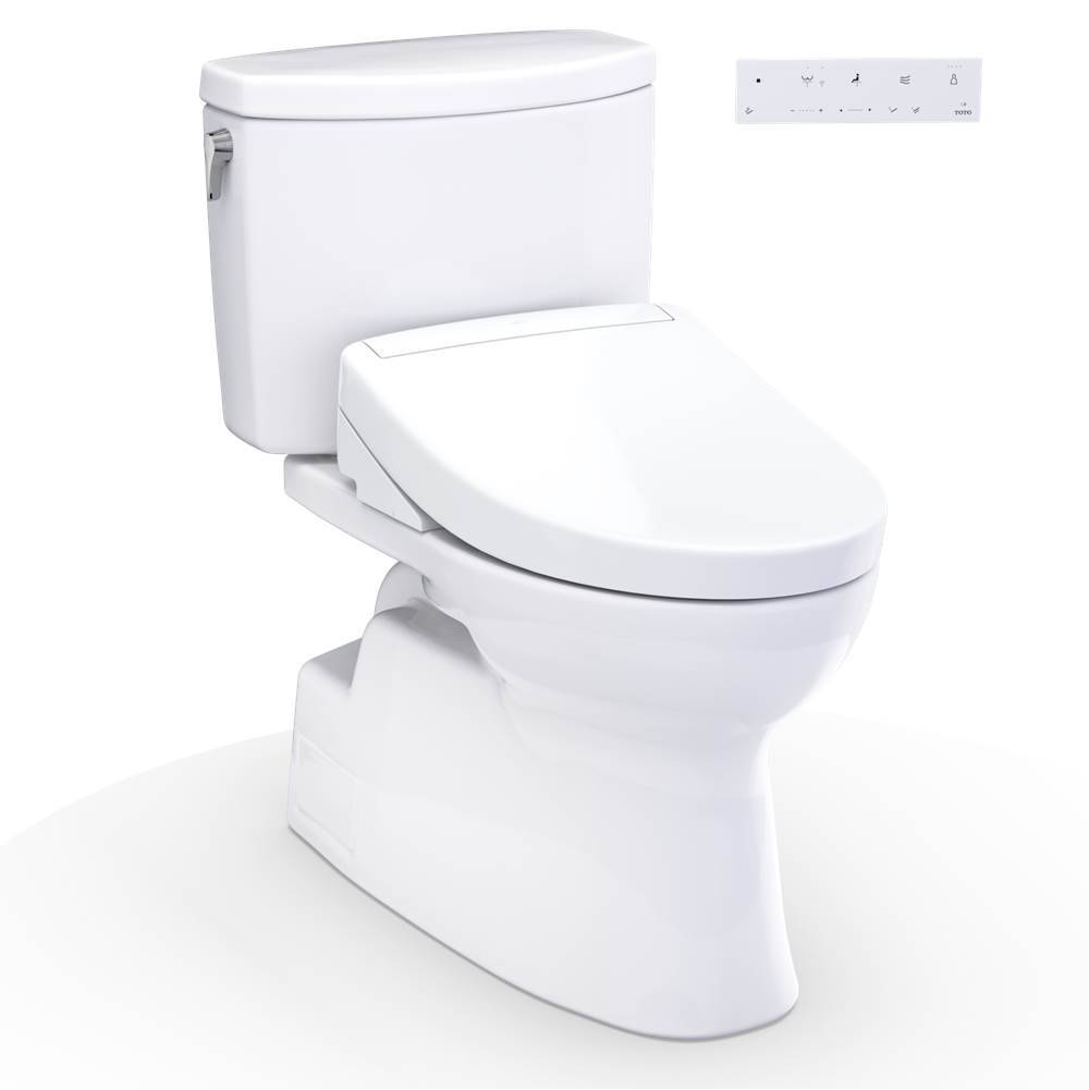 TOTO WASHLET+® Vespin® II 1G® Two-Piece Elongated 1.0 GPF Toilet and WASHLET+® S5-related