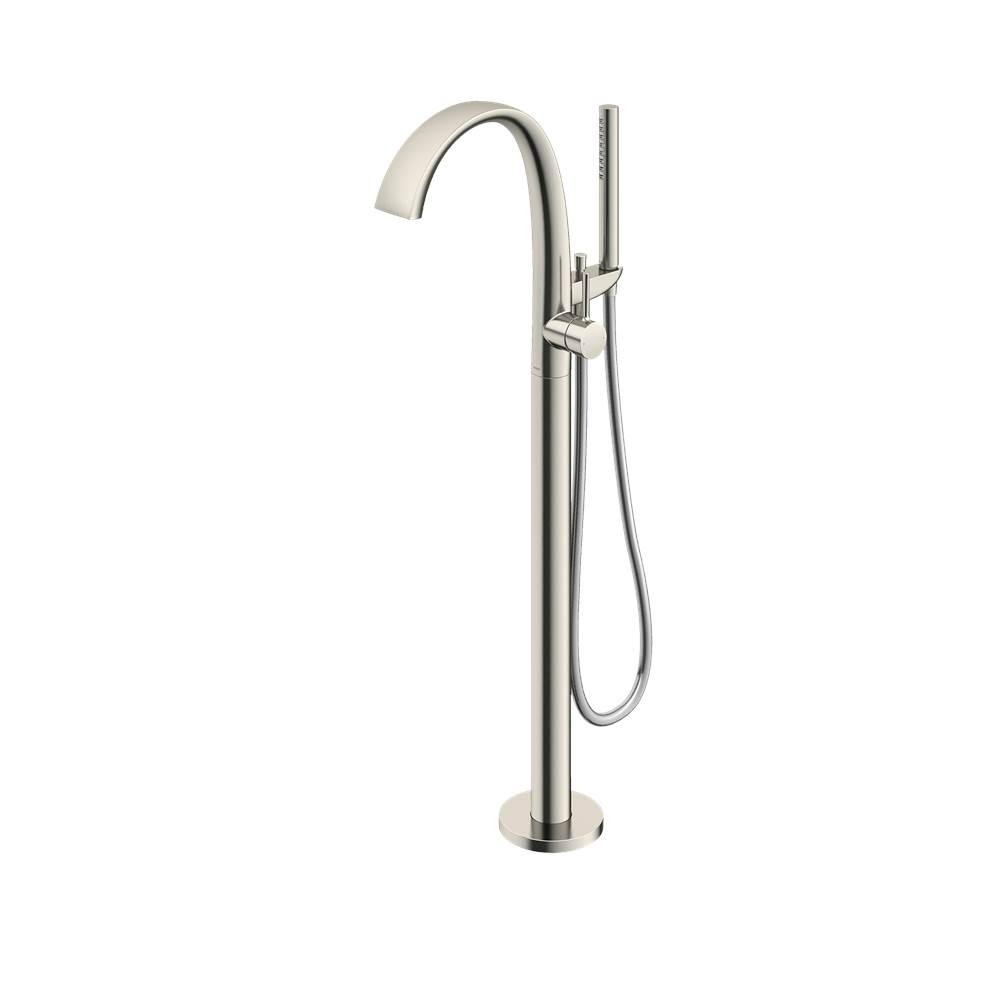 TOTO ZN Single-Handle Freestanding Tub Filler Faucet with 1.75 GPM Handshower, Br-shop