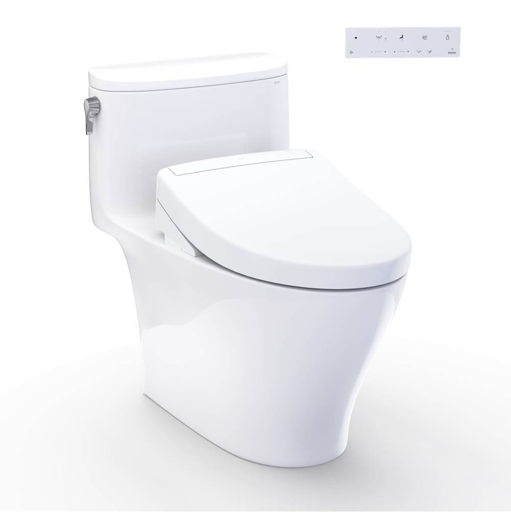 TOTO WASHLET®+ Nexus® One-Piece Elongated 1.28 GPF Toilet and WASHLET S5 Bidet Se-related