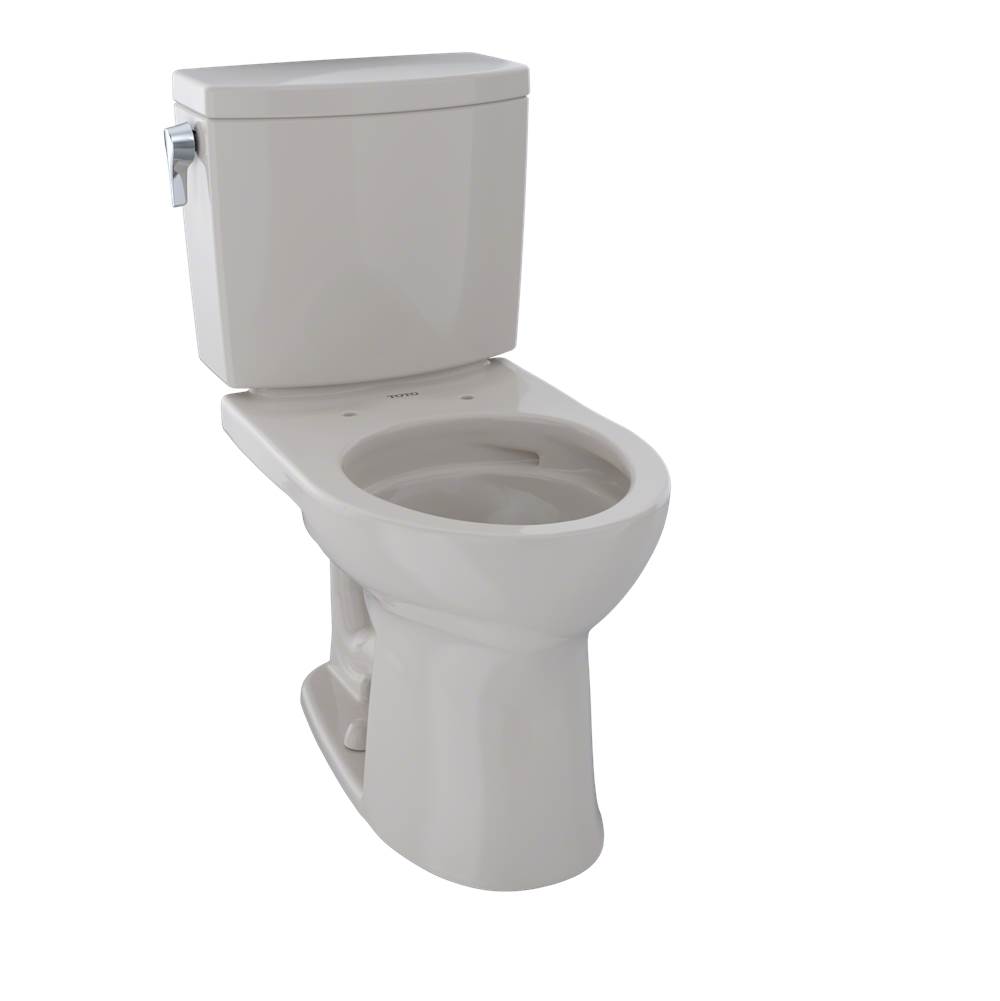 TOTO Drake® II 1G® Two-Piece Round 1.0 GPF Universal Height Toilet with CEFIONTEC-related