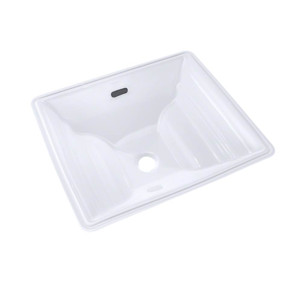 TOTO ® Aimes® Rectangular Undermount Bathroom Sink With Cefiontect, Cotton White-shop