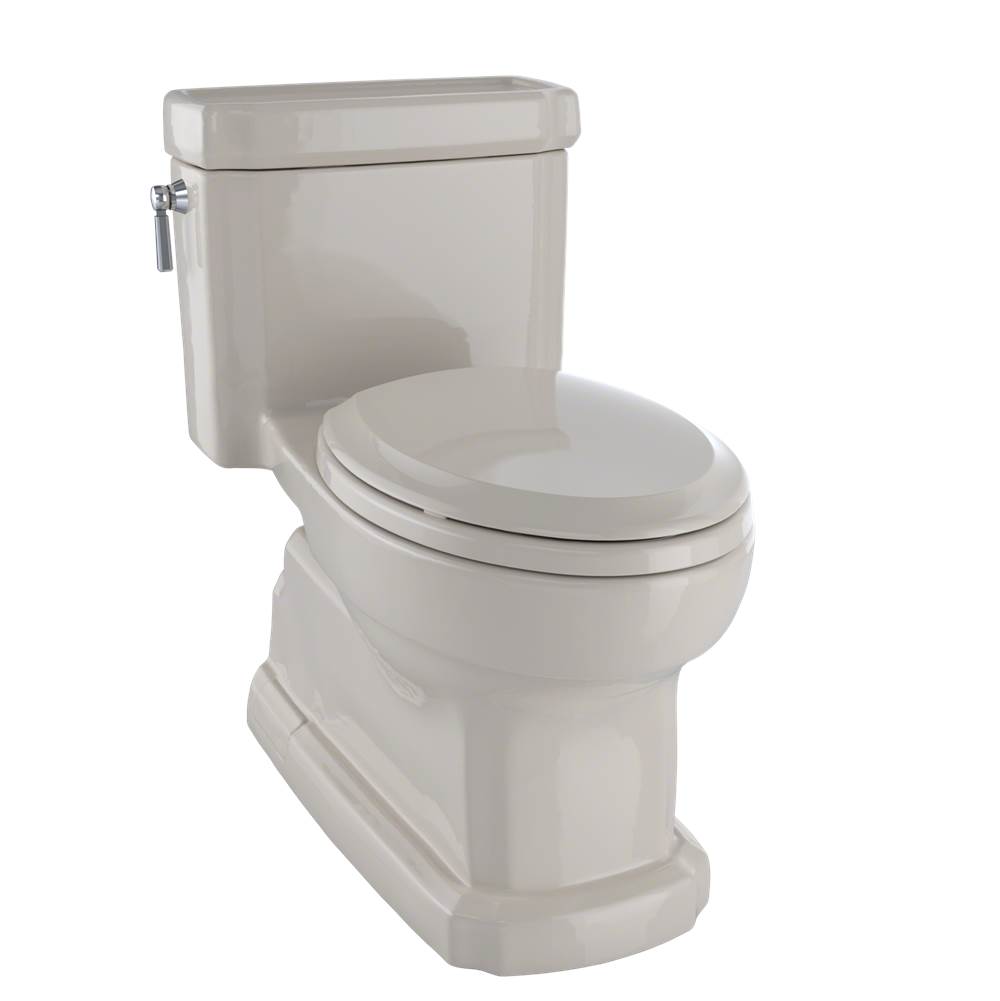 TOTO Eco Guinevere® Elongated 1.28 GPF Universal Height Skirted Toilet with CEFIO-related