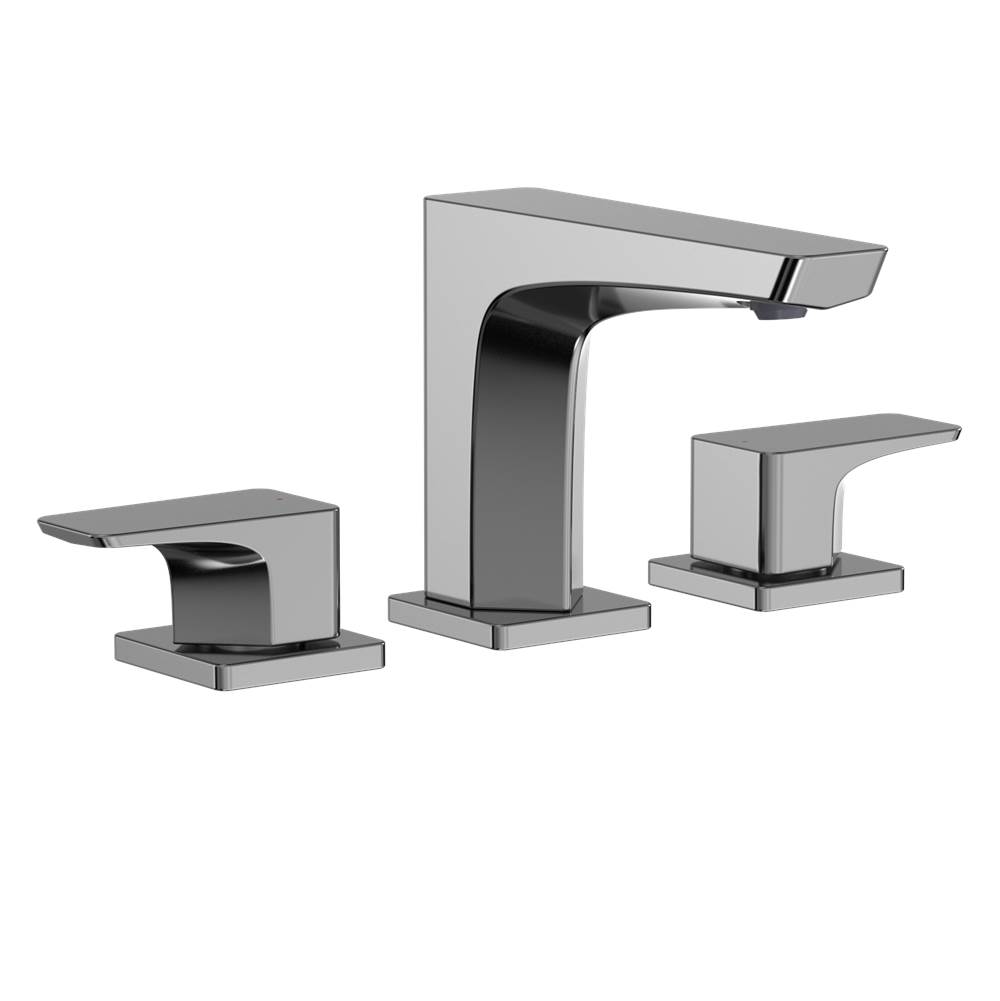 TOTO GE 1.2 GPM Two Handle Widespread Bathroom Sink Faucet, Polished Chrome-shop