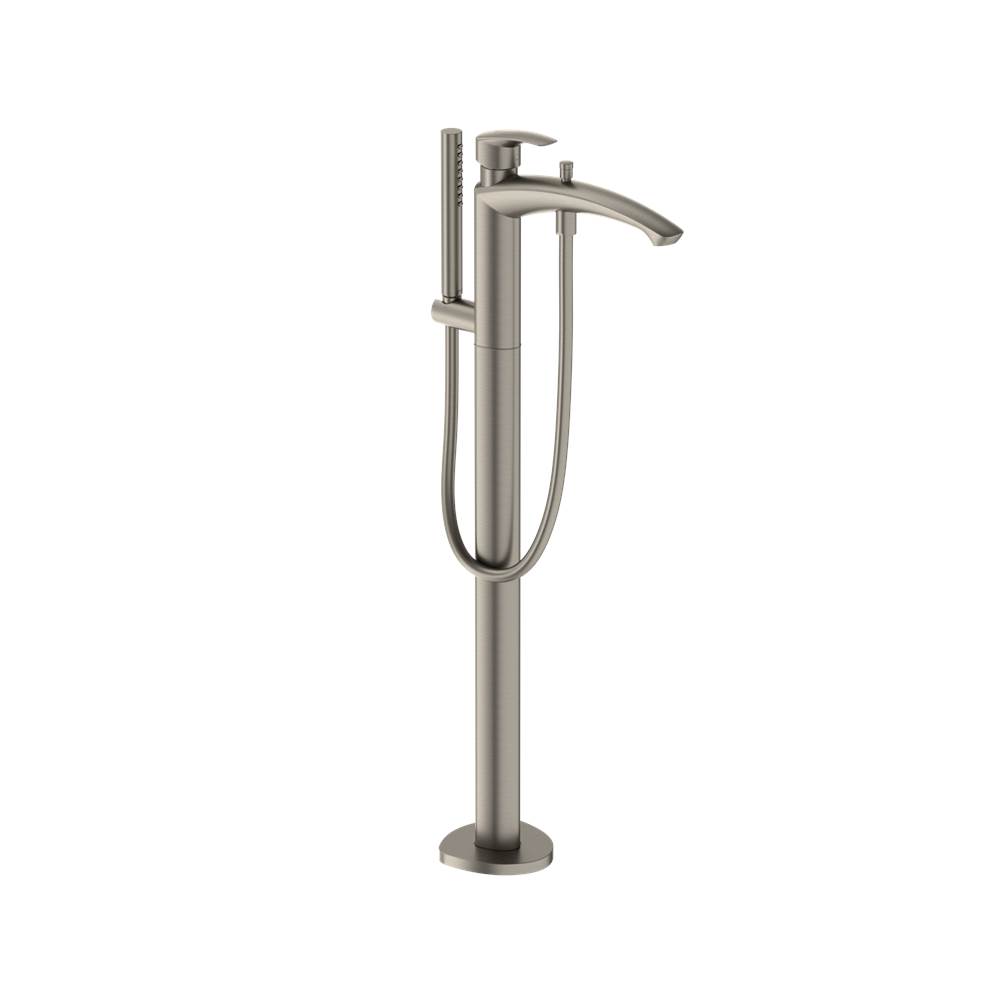TOTO GM Single-Handle Free Standing Tub Filler with Handshower, Brushed Nickel-shop