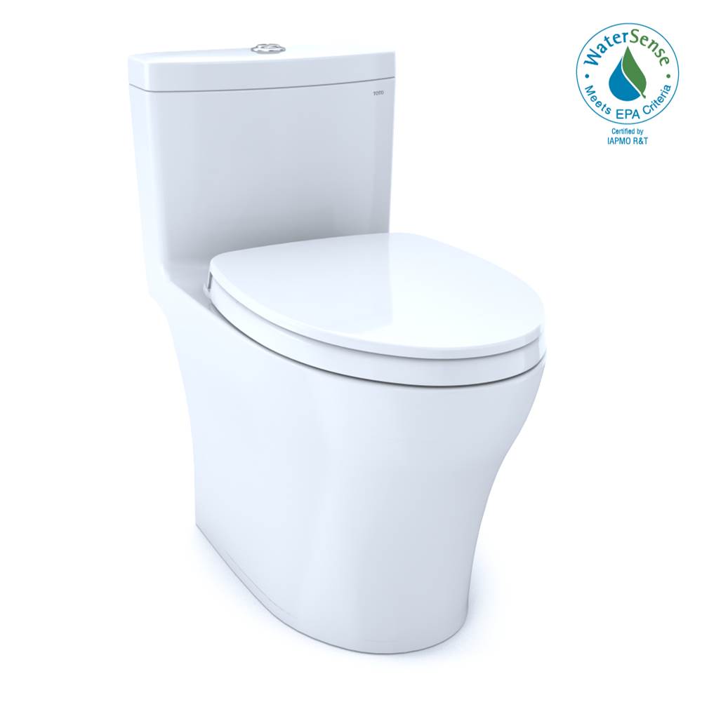 TOTO TOTO® Aquia® IV One-Piece Elongated Dual Flush 1.28 and 0.9 GPF Universal He-related