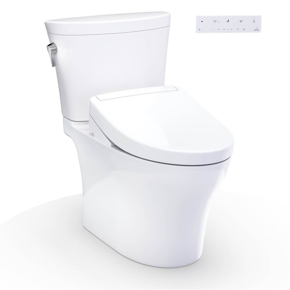 TOTO WASHLET®+ Aquia IV® Arc Two-Piece Elongated Dual Flush 1.28 and 0.9 GPF Toil-related