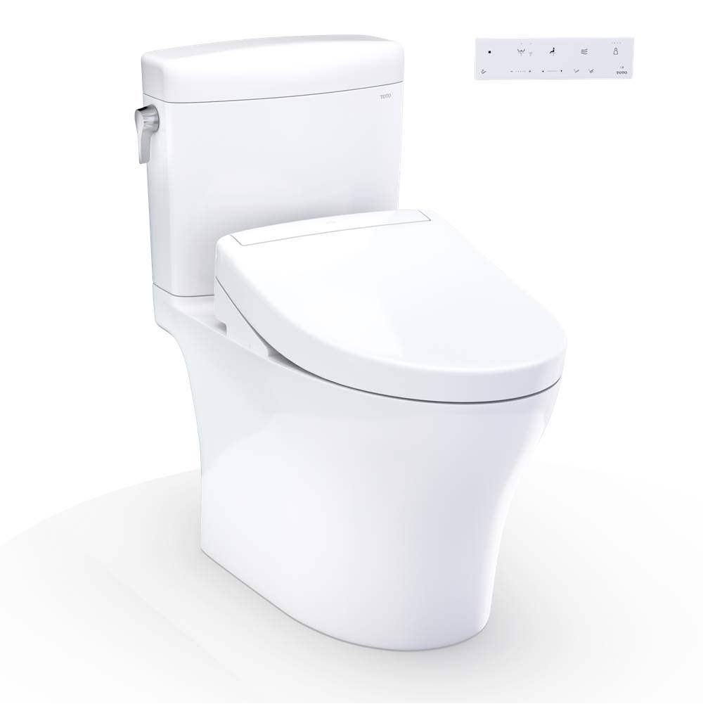 TOTO WASHLET®+ Aquia IV® Cube Two-Piece Elongated Dual Flush 1.28 and 0.9 GPF Toi-related