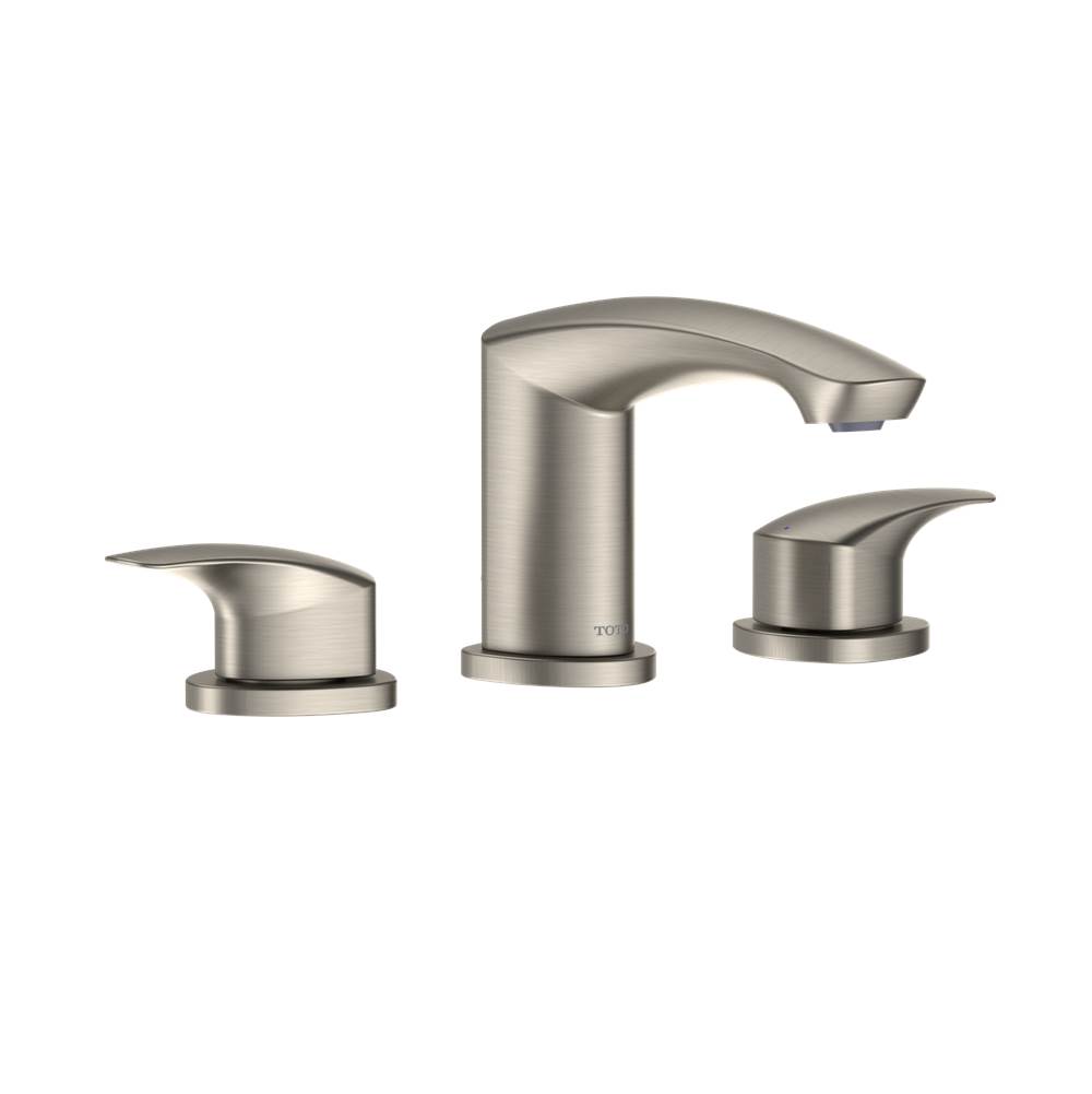 TOTO GM 1.2 GPM Two Handle Widespread Bathroom Sink Faucet, Brushed Nickel-related