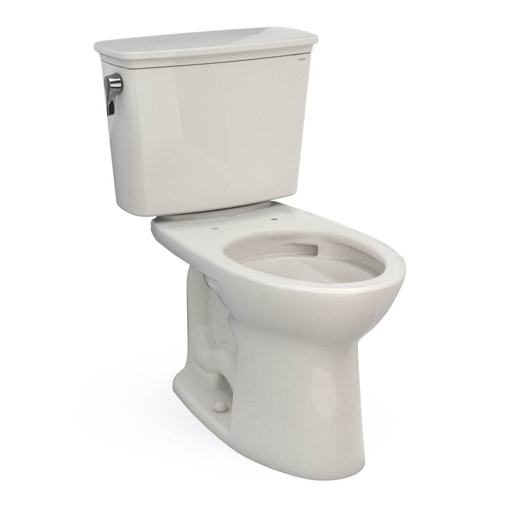 TOTO Drake® Transitional Two-Piece Elongated 1.28 GPF TORNADO FLUSH® Toilet with -related