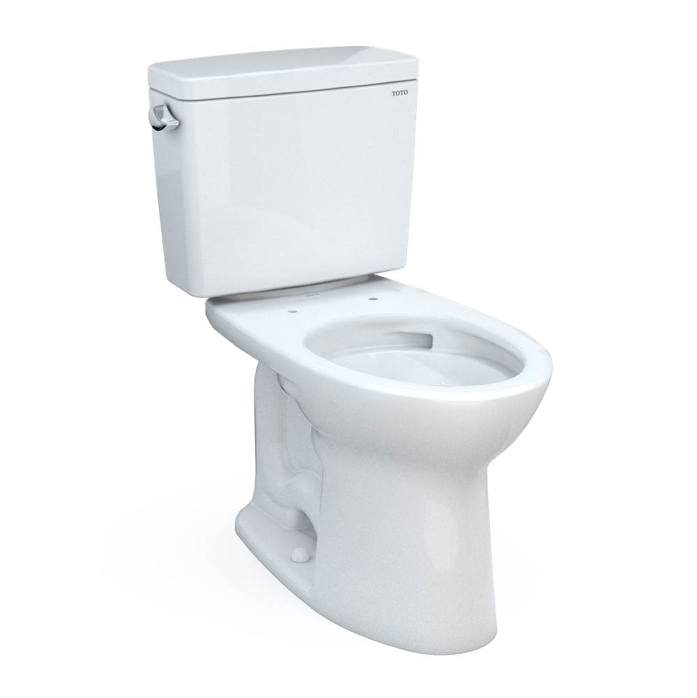 TOTO Drake® Two-Piece Elongated 1.28 GPF Universal Height TORNADO FLUSH® Toilet w-related