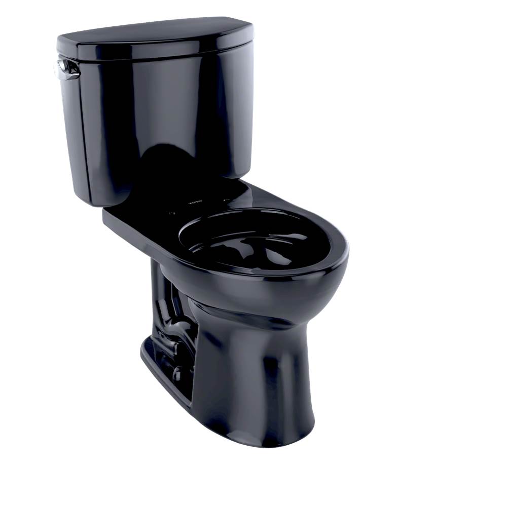TOTO Drake® II Two-Piece Round 1.28 GPF Universal Height Toilet, Ebony-shop