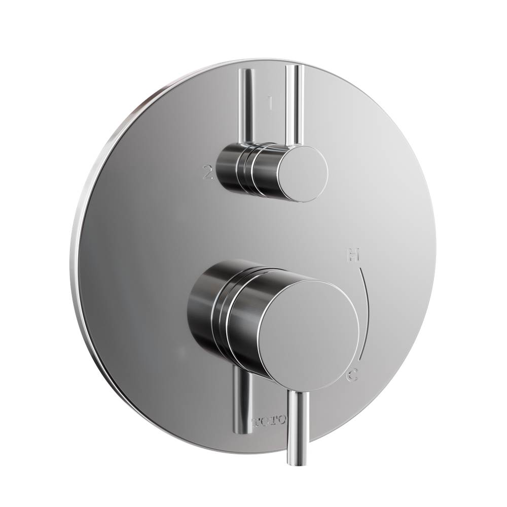 TOTO Round Pressure Balance Valve with Diverter Trim, Polished Chrome-shop